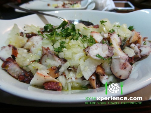 Octopus salad polvo salada lokkal luanda restaurante mar marisco seafood